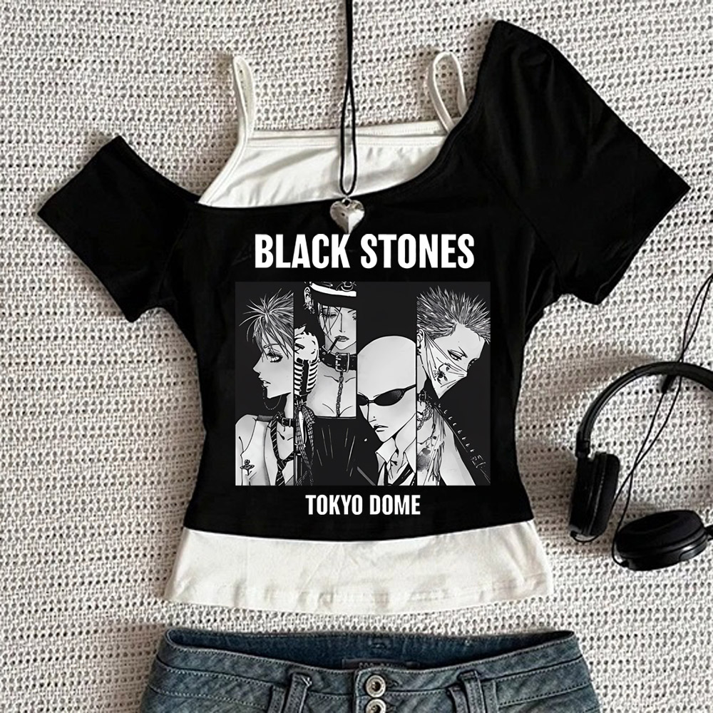Nana Anime Merchandise - Y2k nana osaki camisetas gráficas casuais
