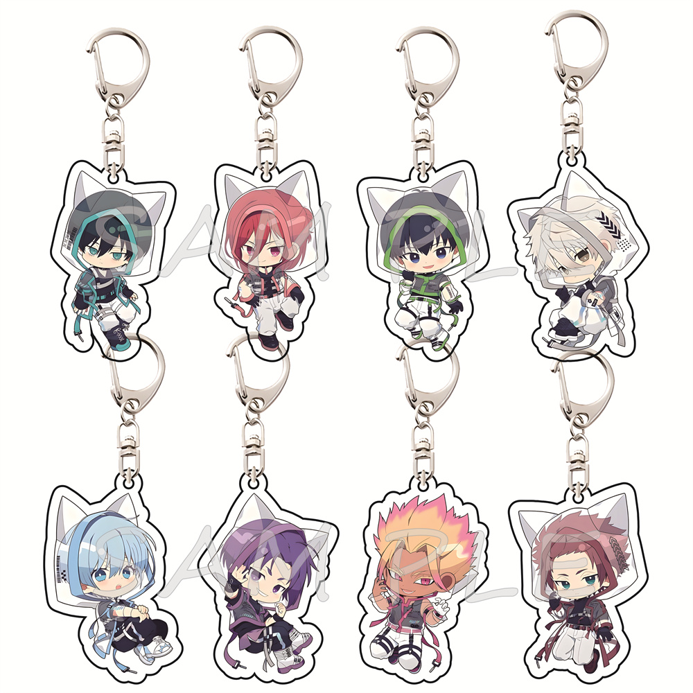 Anime Merchandise Hoodie - Chaveiros de Acrílico Blue Lock 6cm