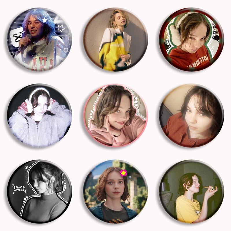 Pin Button Badge - Emma myers estética botão macio pino