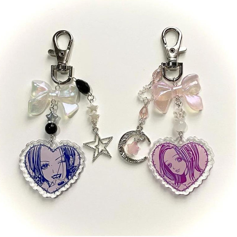 Nana Anime Merchandise - Chaveiros estéticos feitos à mão Nana