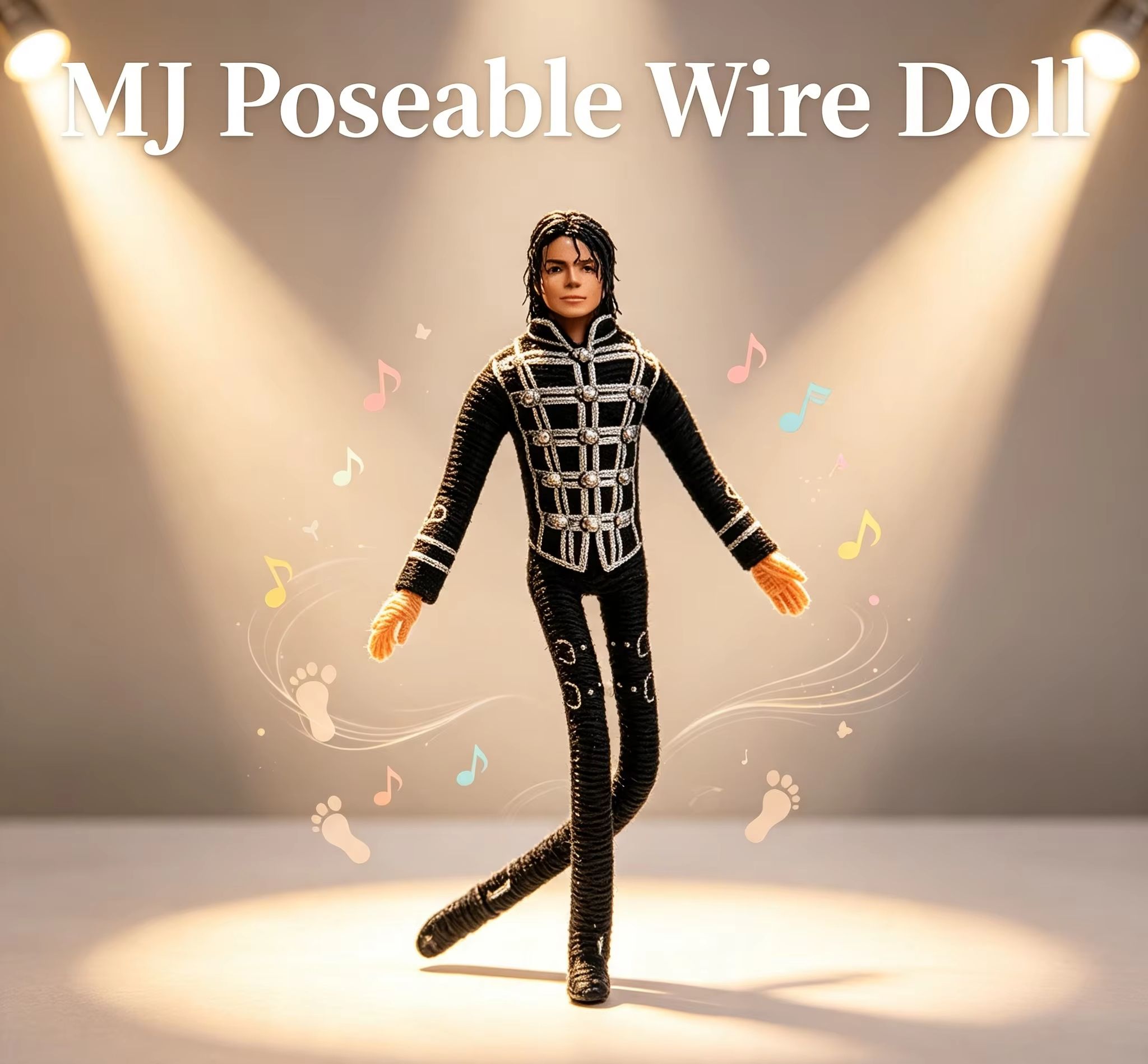 Anime Fan Merchandise - Boneco de Pelúcia Articulado Michael Jackson: