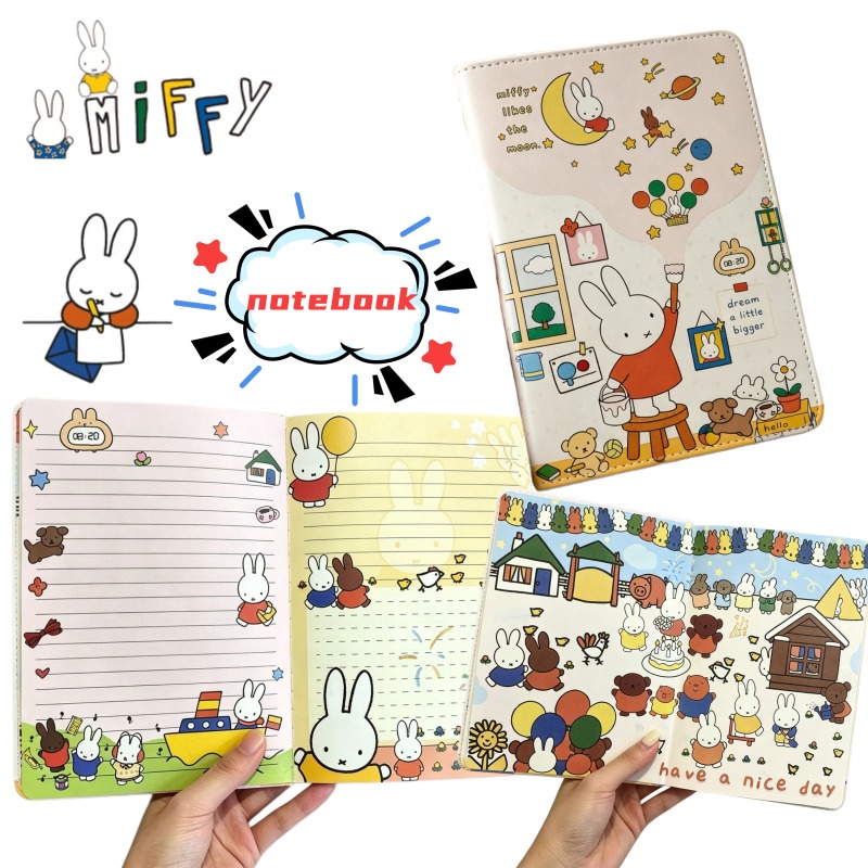 Art Book Illustration - Novo Caderno B6 Miffy Fofo com