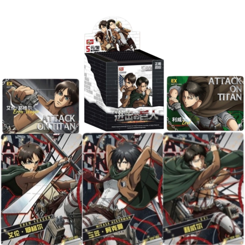 Anime Merchandise Bd - Cartão Oficial Genuíno da Série Attack