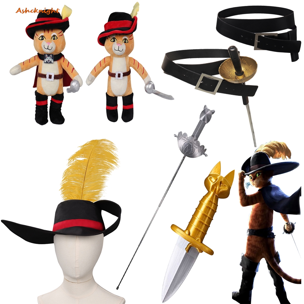 Cosplay Prop Sword - Gato em botas cosplay espadachim chapéu