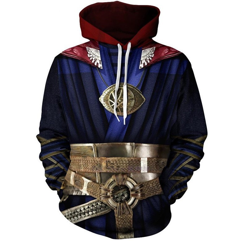 Anime Merchandise Hoodie - Moletom com capuz de animação 3D