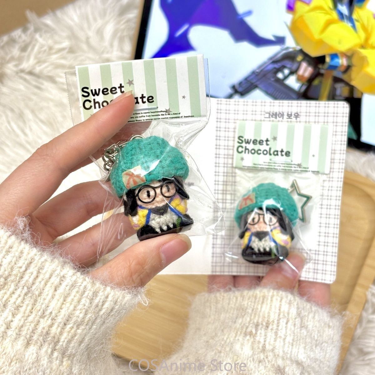 Top Anime Merchandise - VALORANT Killjoy Game Cosplay Mini Pelúcia
