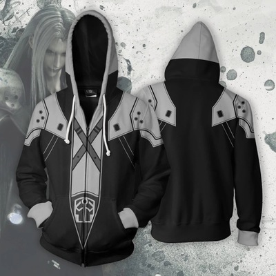 Final Fantasy Moletom Com Capu - Anime Merchandise Hoodie avaliação e preço
