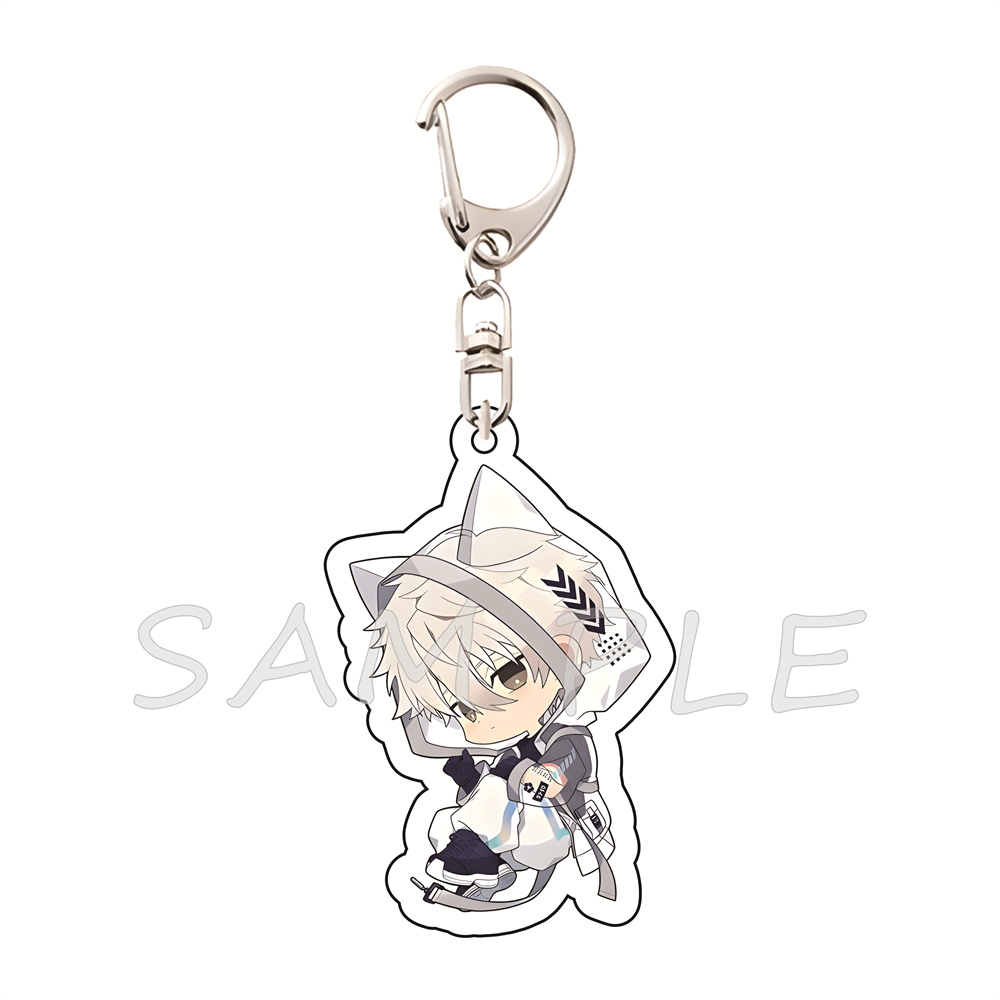 Chaveiros de Acrílico Blue Loc - Anime Merchandise Hoodie avaliação e preço
