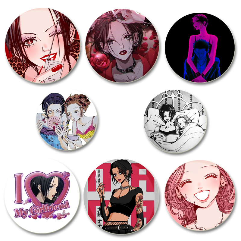 Pins de Esmalte Anime Nana Osa - Nana Anime Merchandise avaliação e preço