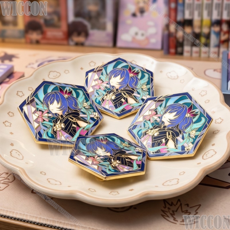 Pins Originais Doujin Genshin  - Anime Merchandise Hoodie avaliação e preço