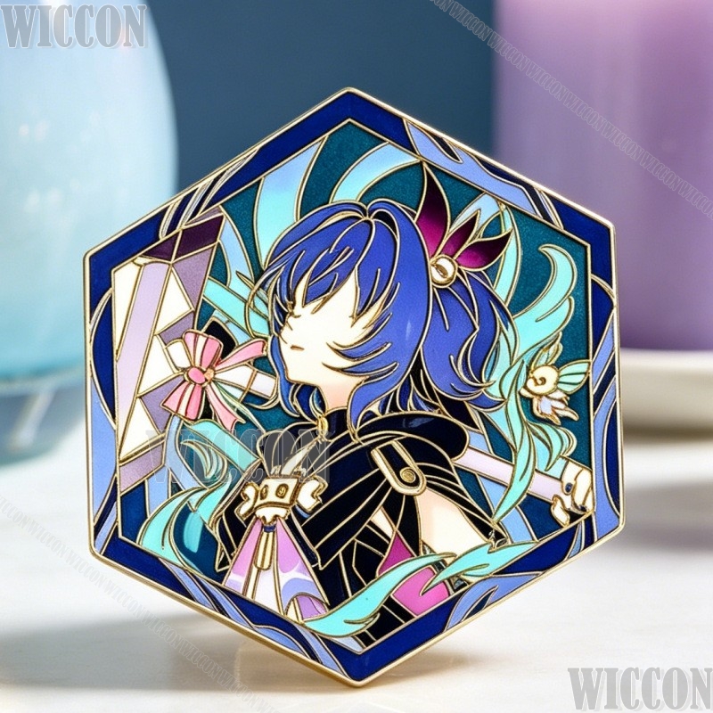Pins Originais Doujin Genshin  - Anime Merchandise Hoodie avaliação e preço