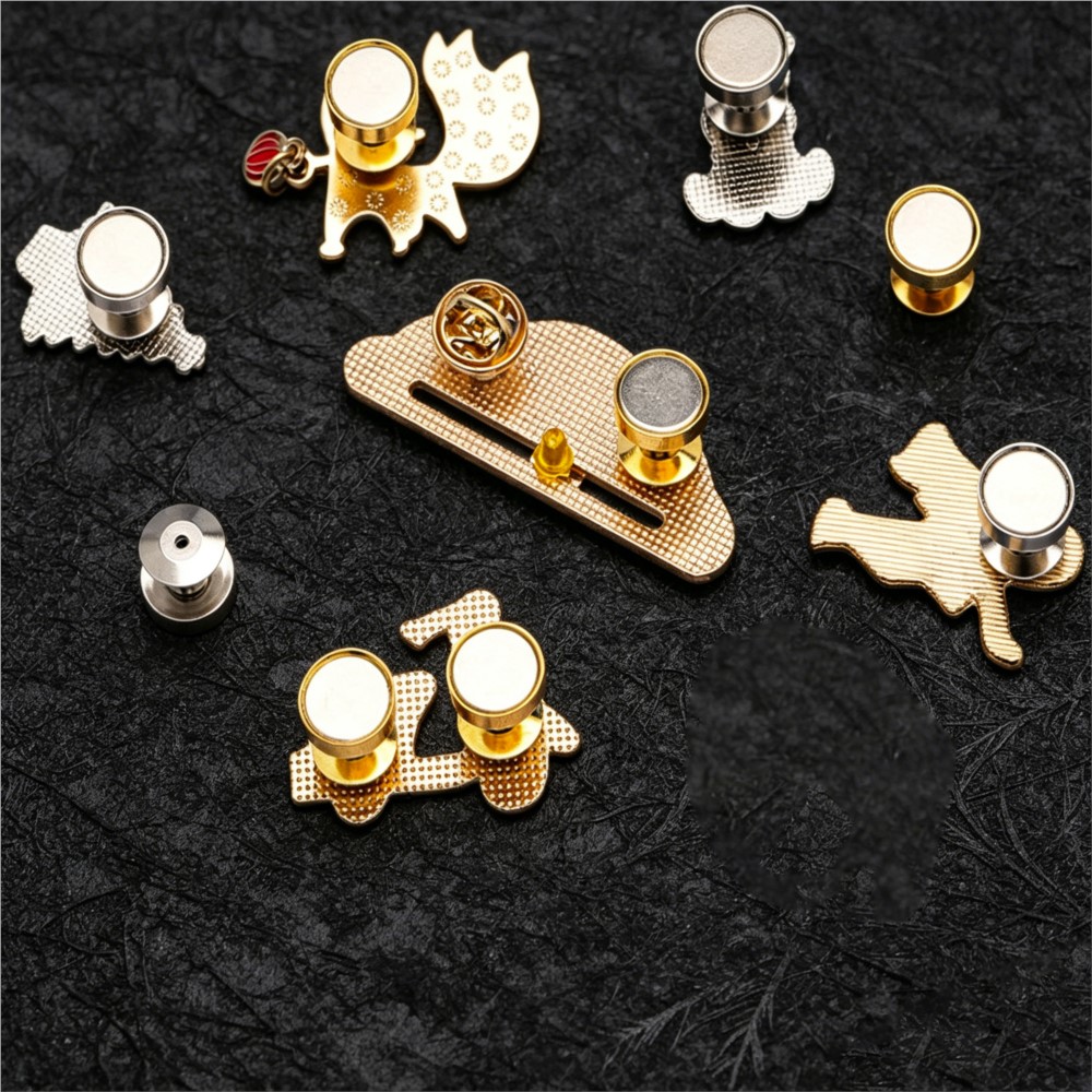 10 Peças/Lote Fechos Magnético - Pin Button Badge avaliação e preço