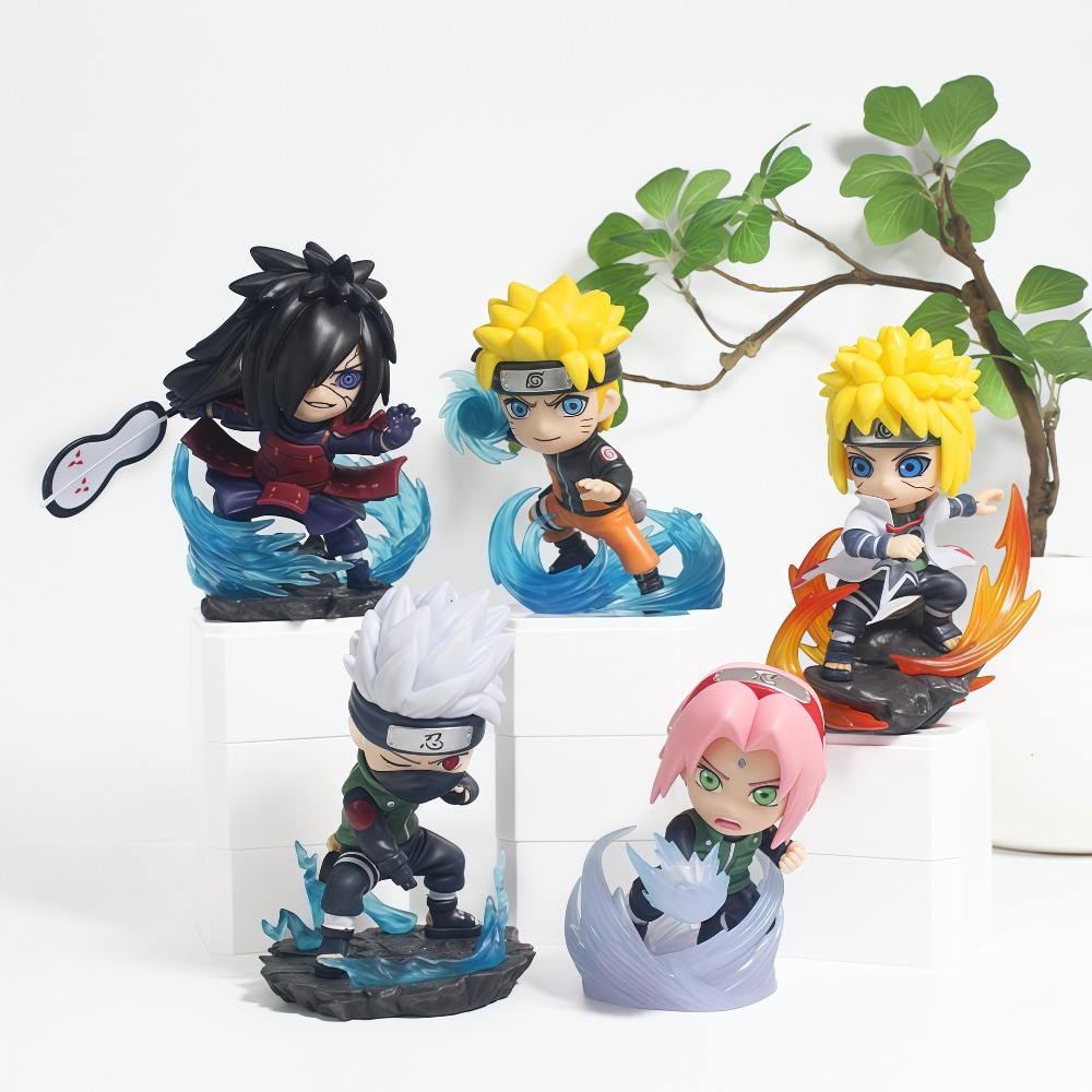 1-9 Estilos de Figuras Naruto  - Anime Merchandise Box Set avaliação e preço