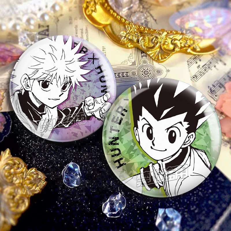 5 Peças HUNTER×HUNTER Broche d - Pin Button Badge avaliação e preço