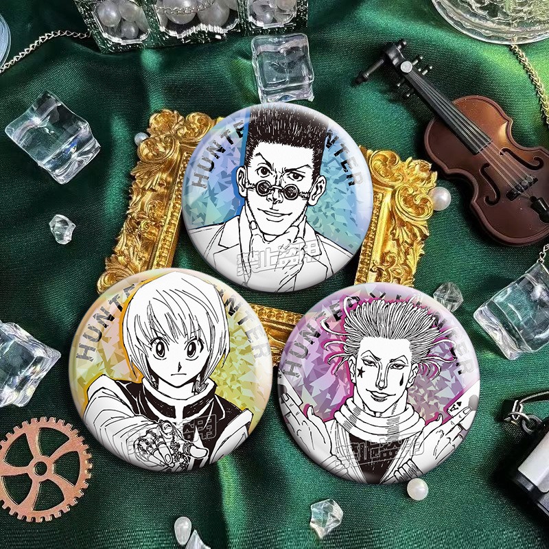 5 Peças HUNTER×HUNTER Broche d - Pin Button Badge avaliação e preço