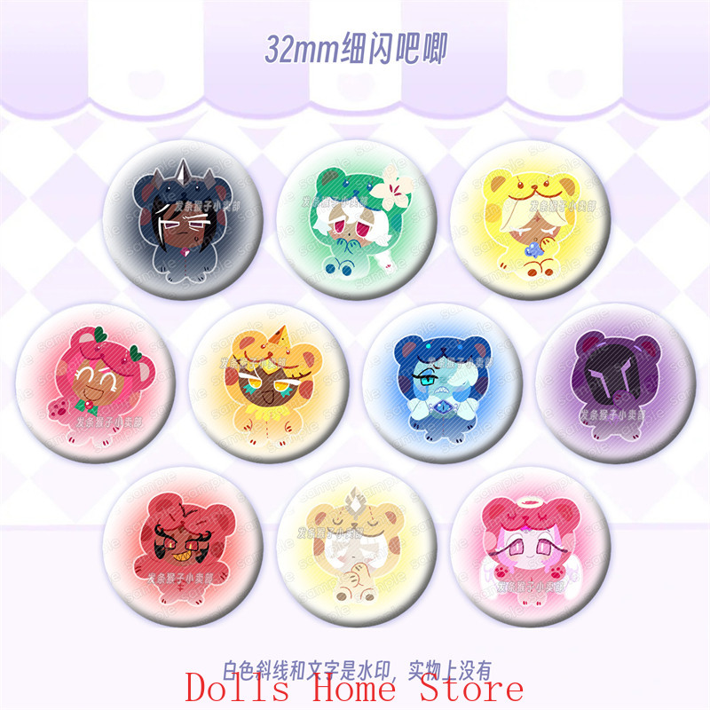 Biscoitos do Jogo Cookie Run K - Pin Button Badge avaliação e preço